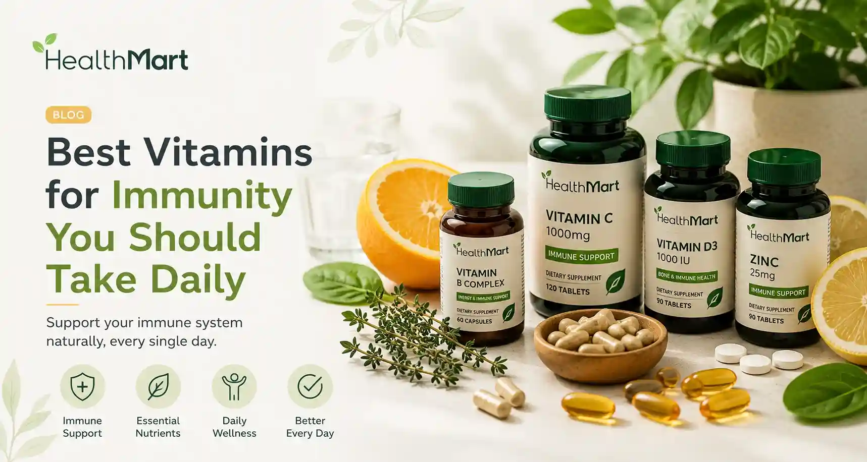 Best Vitamins for Immunity You Should Take Daily